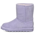 thumbnail image 3 of BEARPAW Elle Youth Persian Violet Size 4 | Cozy Suede Winter Boots for Kids | Comfortable Slip-On Boots, 3 of 8