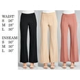 thumbnail image 2 of JED FASHION Women's Pull-On Elastic Waist Wide Leg Pants, 2 of 2
