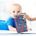 thumbnail image 5 of 5 Pack Skeleton Rock Guitar Baby Muslin Washcloths, Soft Absorbent Face Towel Burp Cloths Cotton Bath Wipes Infant Wash Cloth for Newborn Boys Girls, 5 of 7