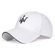 thumbnail image 1 of Ma-sera-ti Gorra de béisbol bordada para hombre Gorra deportiva clásica ajustable para niños adultos adecuada para mujeres Sombreros para el sol Moda/blanco, 1 of 5