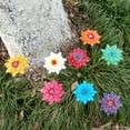 thumbnail image 5 of Orchip 14.57 in Colorful Metal Flower Garden Stakes with Lifelike Simulation Design (5 Pack), 5 of 6