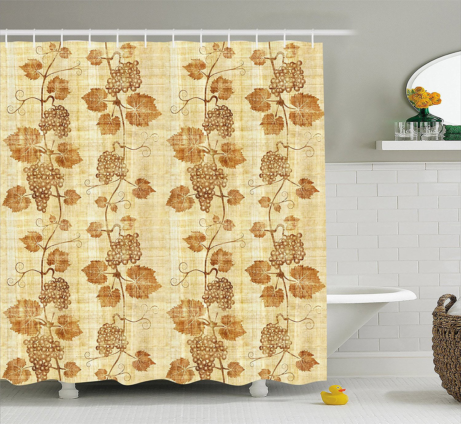 Ancient Egyptian Girl Shower Curtain Liner Waterproof Fabric Bathroom Mat Hooks 