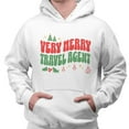 thumbnail image 2 of Very Merry Travel Agent Hoodie Sweatshirt Unisex 3X-Large White, 2 of 5
