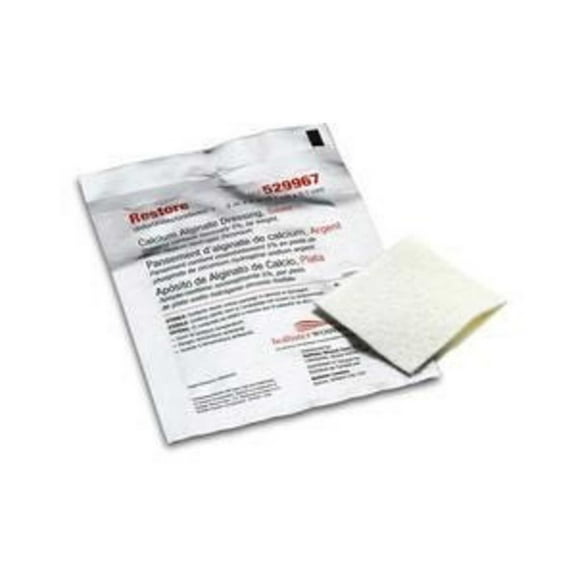Calcicare 529967 Calcium Alginate Dressing with Silver. Box of 10