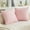 Pink, variant on Sanmadrola Pillow Covers 2 Pack Heart Love Cute Decorative Throw Pillow Covers 18x18 Soft Plush Faux Fur Wool Pillow Covers for Couch Sofa Home Valentines Day Pink