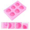 thumbnail image 4 of EeaseMX Molde de silicona para macarrones de 6 cavidades, moldes para pasteles, moldes para fondant, herramientas para decoración de pasteles, utensilios para hornear, 4 of 7