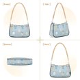 thumbnail image 7 of FORMRS Womens Shoulder Bag with Chain Strap Clutch Purse Cute Tote Handbag, Blue Rabbits, 7 of 7