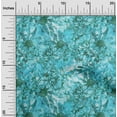 thumbnail image 2 of oneOone Cotton Cambric Turquoise Blue Fabric Abstract Floral Dress Material Fabric Print Fabric By The Yard 42 Inch Wide-2rb, 2 of 5