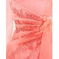 thumbnail image 2 of BNY Corner A-Line Organza Long Dress Coral 10 HC1251, 2 of 5