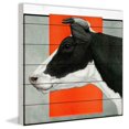 thumbnail image 7 of Marmont Hill "Journal Cow BW" Painting Print on White Wood, 7 of 7