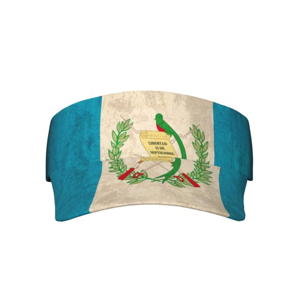 Guatemala Flag Proud Guatemalan Vintage Visor Hats Adjustable Beach Sun Visors Sports Outdoor Visor For Women Men