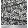 thumbnail image 3 of Soimoi Rayon Fabric Swirls & Floral Artistic Print Sewing Fabric Yard 56 Inch Wide, 3 of 3