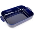 thumbnail image 1 of Peugeot Appolia, 40cm Rectangular Baking Dish, 13 x 10.1 x 3 inch interior, Blue, 1 of 7