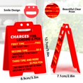 thumbnail image 4 of Dserhfy Red Acrylic Desk Caution Sign Heavy Duty Prank Desktop Warning Sign Home Office Desk Mini Table Sign Decoration Ornament Co-worker Gag Gift, 4 of 7