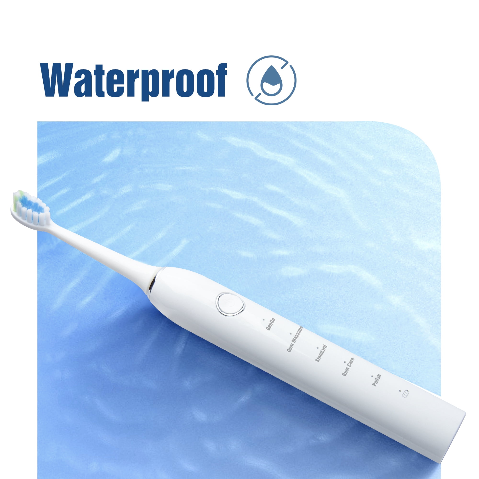 NEW : Power Sonic Electric Toothbrush UNIQUE cleaning technology Complete cleaning