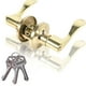 thumbnail image 1 of Stainless steel inner door lock is designed to be used as front door, back door or bedroom lock., 1 of 4