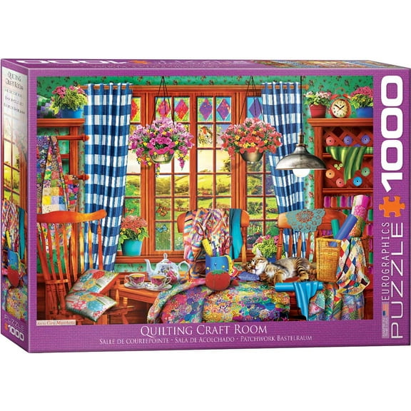 Quilting Craft Room 1000-Piece Puzzle