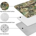thumbnail image 5 of Forest Camo Branches Leaves Pattern Bathroom Rugs Sets 3 Piece,Toilet Cover Set,Absorbent Non Slip Bathroom Mats Sets with U-Shaped Contour Rug Toilet Rug Set, 5 of 5