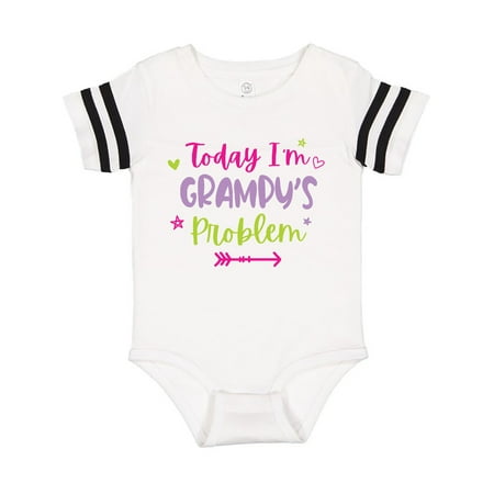 

Inktastic Child Funny Today Im Grampys Problem Gift Baby Girl Bodysuit
