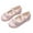 Pinks, variant on LLYWEY Glitter Flats for Toddler Girls Closed Toe Low Heels Ankle Strap Princess Dress Shoes Buckle Closure , Style S-9, Beige, 29