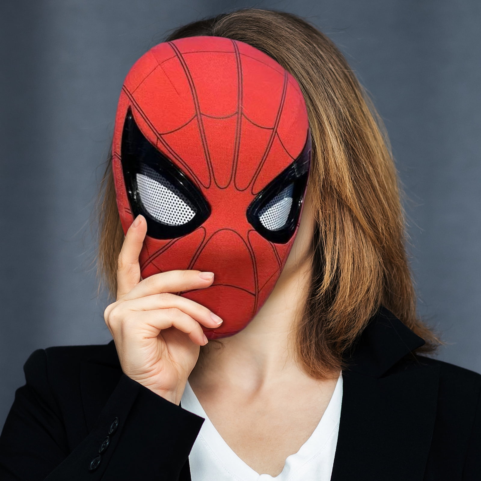 COOLIK Spider Superhero Role-Playing Mask Halloween Mask Cosplay Costumes Mask Adult Spandex Fabric Material
