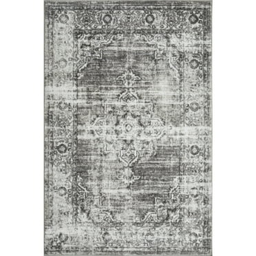 Loomaknoti Rhane Allinzie 4' x 6' Ivory Oriental Indoor Area Rug