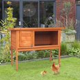 thumbnail image 2 of Zimtown 36 inch Waterproof Wooden Rabbit Hutch Pet Animal Poultry Cage, 2 of 8