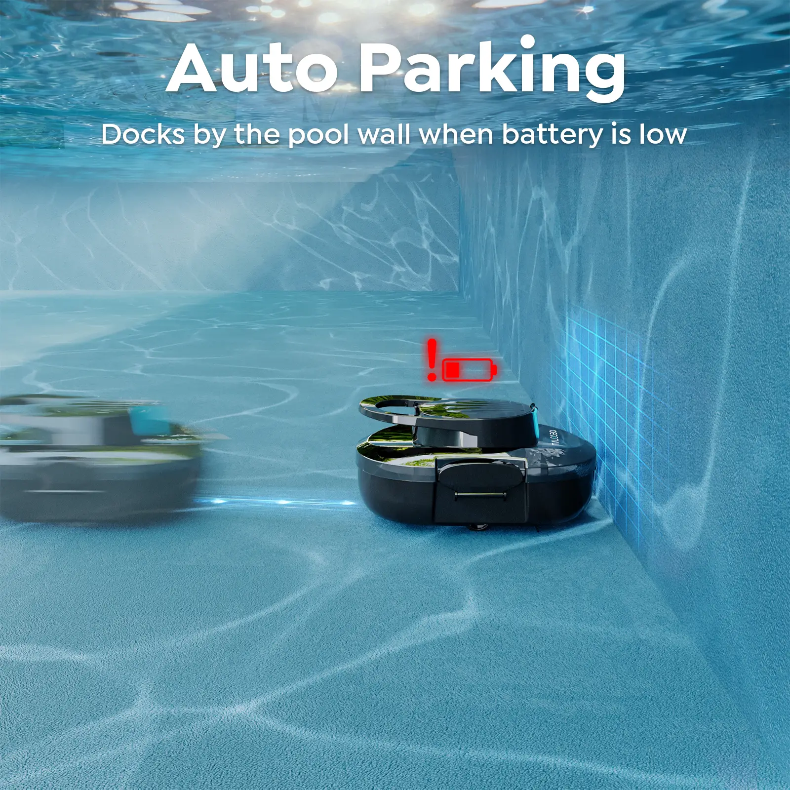 (2026 new)Talosbo S1 Pro Cordless Robotic Pool Vacuum Cleaner, Automatic Cleaning for Flat Inground& Above-Ground Pools, 120 Min Runtime