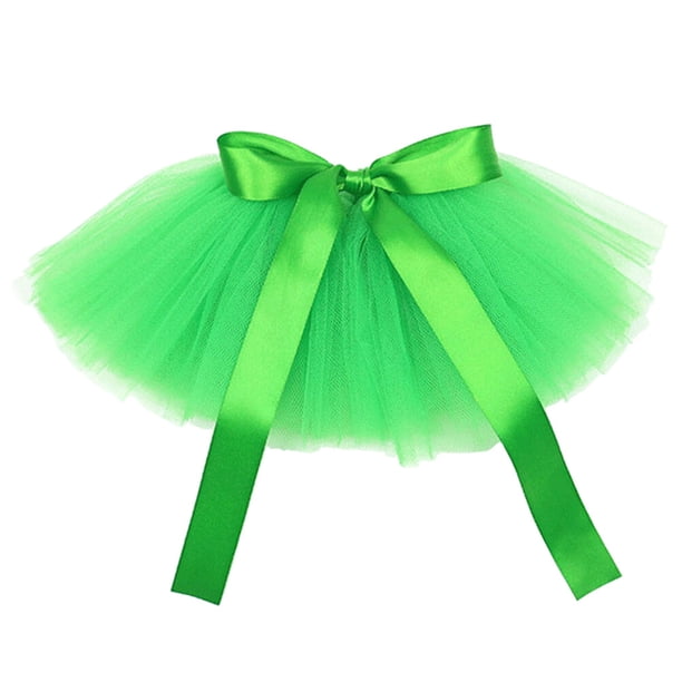 EeaseMX Falda para perro de Festival, falda de gasa para el Día de San Patricio, vestido para perro (verde), 1 ud.
