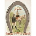 thumbnail image 2 of Ketterlinus 19x24 Gold Ornate Framed and Double Matted Museum Art Print Titled - The Boss, Horse and Mule Shoes (1892), 2 of 4