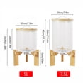 thumbnail image 3 of 5Liter Rice Dispenser Cereal Storage Bottle Dry Food Glass Container +Valve, 3 of 11