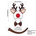 thumbnail image 6 of Christmas clothes Christmas decorations K'ids Reindeer Elegant Style Outfit For Holiday Parties And Festive Events santa suit, 6 of 9