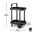 thumbnail image 3 of Umbra Bellwood Bar & Storage Cart, 3 of 21