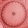 thumbnail image 1 of Ahgly Company Machine Washable Indoor Square Transitional Light Coral Pink Area Rugs, 5' Square, 1 of 7