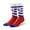 Republican, variant on Cool Socks Novelty Crew Socks Men's Women's, Democrat, Graphic Print, Large