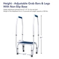 thumbnail image 4 of Step2Health Step2Bed Mini White Adjustable Height Bedside Safety Step 1-Count 10 Inch Max Height, 4 of 5