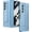 Blue, variant on Case for Samsung Galaxy Z Fold 5 2023, One-Piece Housing Z Fold5 Case with Kickstand and Screen Protector, Full Protection (Blue)