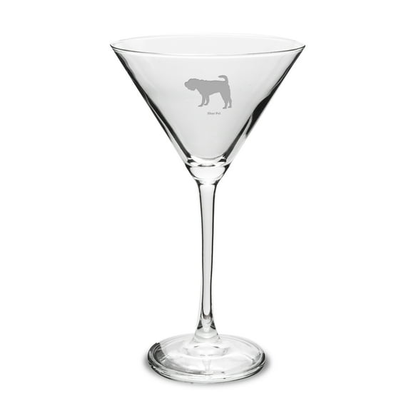 SharPei 10 oz Classic Martini Glass