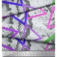thumbnail image 3 of Soimoi Rayon Fabric Animal Skin & Triangle Geometric Print Fabric by the Yard 42 Inch Wide, 3 of 3