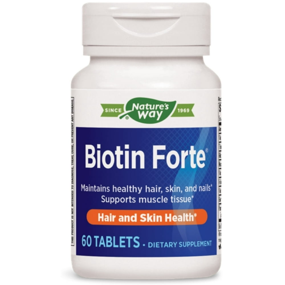 2 Pack Biotin Forte, 5mg, Tablets, 60 ea