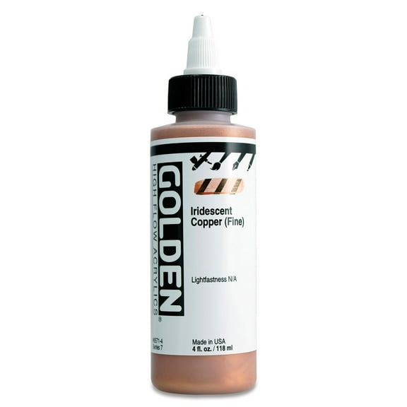 Golden High Flow Acrylics, 4 oz, Iridescent Copper (Fine)