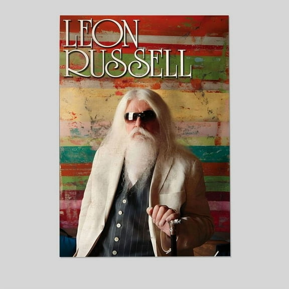 Music Poster- Leon Russell Poster - Vintage Style - Size 24x36 - Postora