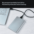 thumbnail image 4 of 2.5Inch External Mobile Hard Disk for Laptop Desktop PC Silver, 4 of 5