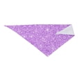 thumbnail image 4 of Bingfone Lilac Glittering-Washable Dog Scarf Triangle Adjustable Puppy Bandana Bib Handkerchief For Medium Large Dog Cat, 4 of 9