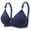 Blue, variant on Bralette for Women, Wirefree Front Closure Bra Wirefree Front Closure Deep V Bra Thin Underwear Plunge V Neck Wirefree Bra Smoothing Seamless Lingerie Soft Lightweight Daily Wear, Beige