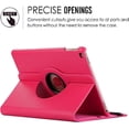 thumbnail image 4 of iPad 10th Generation Case (2022) Rotating Folio Case - Slim 360 Degree Rotating Protective Kick Stand Cover with Auto Sleep/Wake for iPad 10th Gen, A2696 A2757 A2777 -Hot Pink, 4 of 6