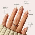 thumbnail image 3 of Presiona Uñas Glamnetic Astro Semitransparente en forma de espiral plateada, 3 of 6