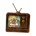 thumbnail image 2 of Caja de música LED navideña perfecl para TV globo de nieve navideño con luz decoración navideña USB Vintage, 2 of 8