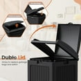 thumbnail image 6 of Homall Homes 2 Pcs 36 Gallon Trash Can Plastic Kitchen Trash Can, 6 of 7