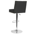 thumbnail image 3 of Flash Furniture Ravello Contemporary Adjustable Height Barstool with Accent Nail Trim in Black Fabric, 3 of 5